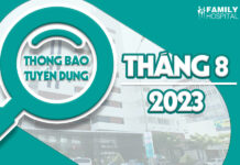 Bệnh viện Đa khoa Gia Đình tuyển dụng tháng 8.2023