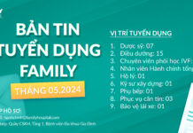 Bản tin tuyển dụng tháng 5.2024