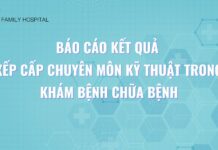 Báo cáo kết quả xếp cấp chuyên môn kỹ thuật trong khám bệnh chữa bệnh