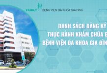 Danh sách đăng ký Thực hành Khám chữa bệnh – Bệnh viện Đa khoa Gia Đình 2024