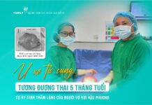 Tử cung mang khối u lớn tương đương thai 5 tháng và câu chuyện về sự hy sinh thầm lặng của người vợ nơi hậu phương