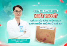 Điều trị thành công xuất huyết giảm tiểu cầu miễn dịch sau nhiễm trùng ở trẻ em