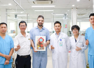 Điều trị thành công ca vỡ phình động mạch thông trước cho bệnh nhân nước ngoài