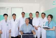 Phẫu thuật thành công gãy xương đùi phức tạp bằng đinh nội tuỷ PFNA cho bệnh nhân người nước ngoài nặng 122kg