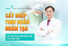 Phẫu thuật nội soi cắt tinh hoàn ẩn trong ổ bụng kết hợp cấy ghép tinh hoàn nhân tạo cho nam bệnh nhân 30 tuổi